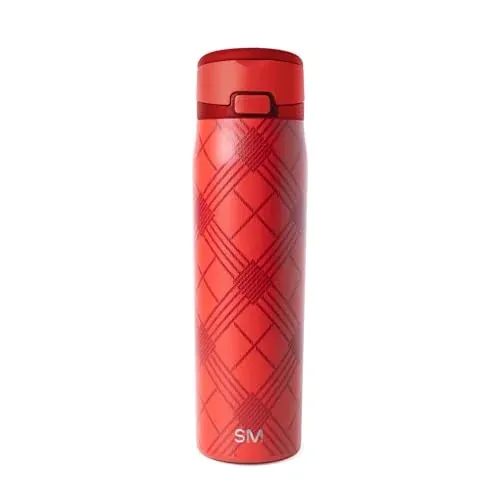 Simple Modern Christmas Water Bottle with Straw & Handle 24 oz