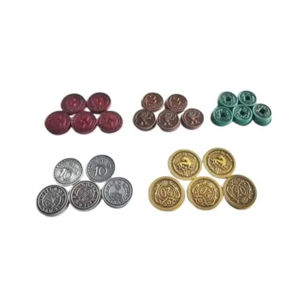 Stonemaier Games Scythe: 80-Pc Metal Coins