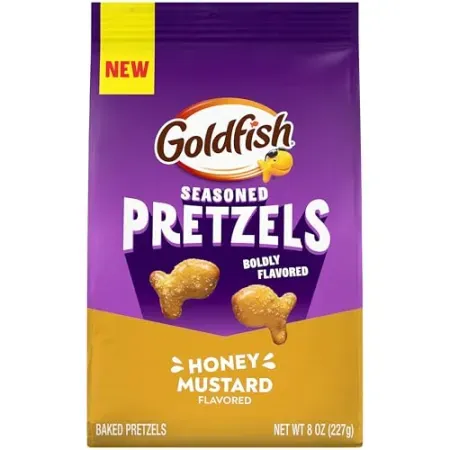 3-Pack 8oz Goldfish Honey Mustard Seasoned Pretzels