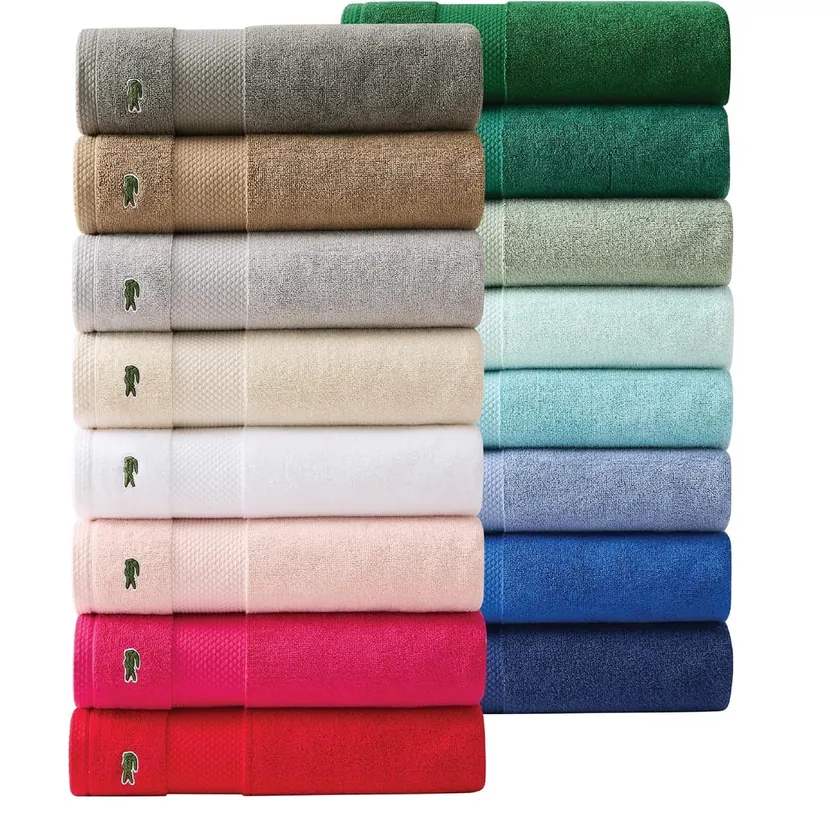 Lacoste Heritage Supima Cotton Bath Towel