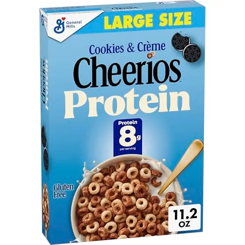 Cheerios Protein Cereal, Cookies & Crème, 11.2 oz