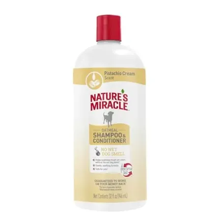32oz Nature's Miracle 2-in-1 Oatmeal Dog Shampoo & Conditioner