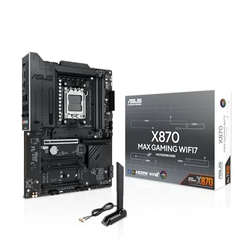 ASUS X870 MAX Gaming WiFi 7 AMD AM5 ATX Motherboard w/ DDR5, PCIe 5.0 & USB4
