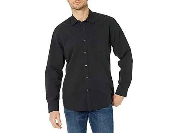 Amazon Essentials Men's Regular-Fit Poplin Shirt
