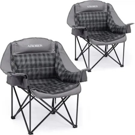 2-Pack AZKORION Oversized Camping Chair