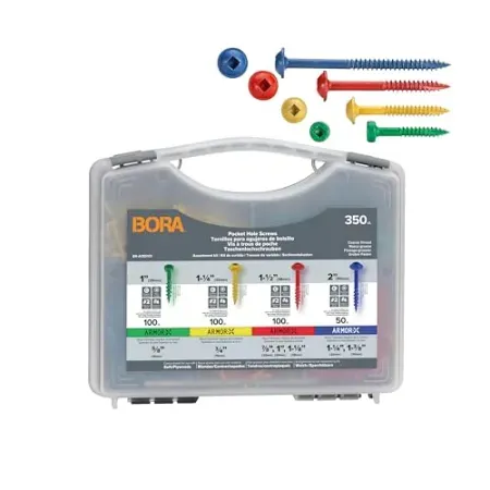 Bora 350-ct Pocket Hole Screws Assortment Kit