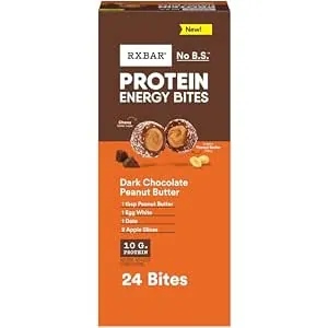 24-Count 21.1-Oz Box RXBAR Protein Energy Bites (Dark Chocolate Peanut Butter)