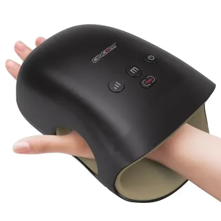 CINCOM Cordless Hand Massager w/ Heat & Compression