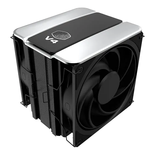 Cooler Master V4 Alpha 3DHP CPU Air Cooler, Single-Tower, Dual PWM Fans | AMD AM5/AM4 & Intel LGA1851/1700