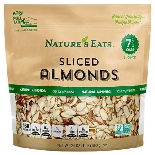Nature's Eats Sliced Almonds 24-Oz