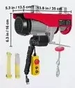 Vevor/SucceBuy Electric Hoist w/ Wired Remote Control