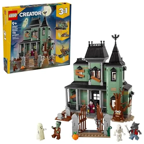 LEGO Creator 3 in 1 Haunted Mansion Building Toy (31167)