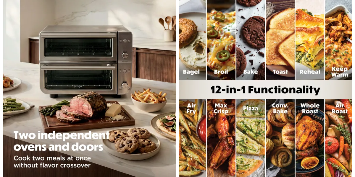 Ninja Double Oven Pro Smart XL 12-in-1 Countertop Oven