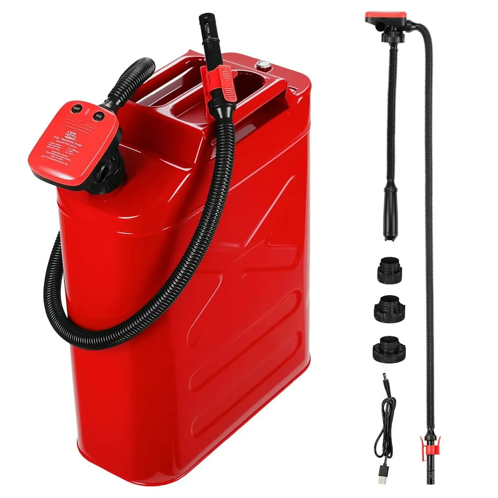 Kemimoto Rechargeable Fuel Transfer Pump w/ 4000mAh Lithium Battery