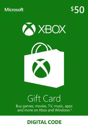 $50 Microsoft Xbox Digital Code (Email Delivery)