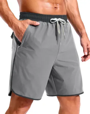 G Gradual Men's 7" Swim Trunks w/ Compression Liner