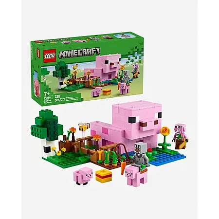 238-pc LEGO Minecraft The Baby Pig House Toy Figures & Playset (21268)