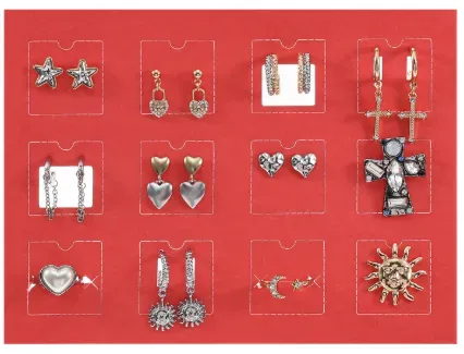 12-Piece No Boundaries Goldtone Jewelry Earring Advent Calendar