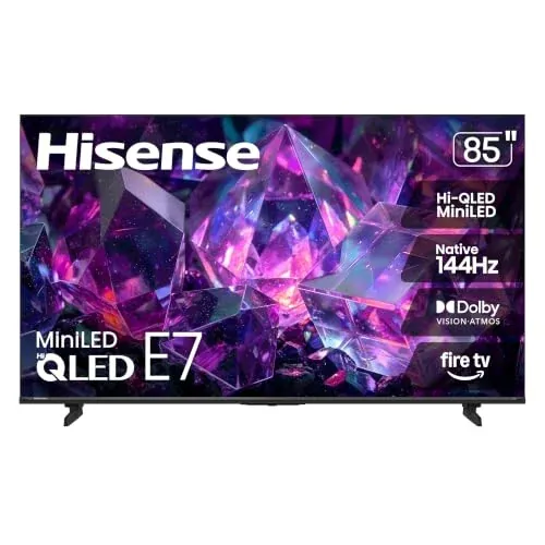 85" Hisense 65E7SF Hi-QLED 4K 144Hz Mini-LED Fire TV