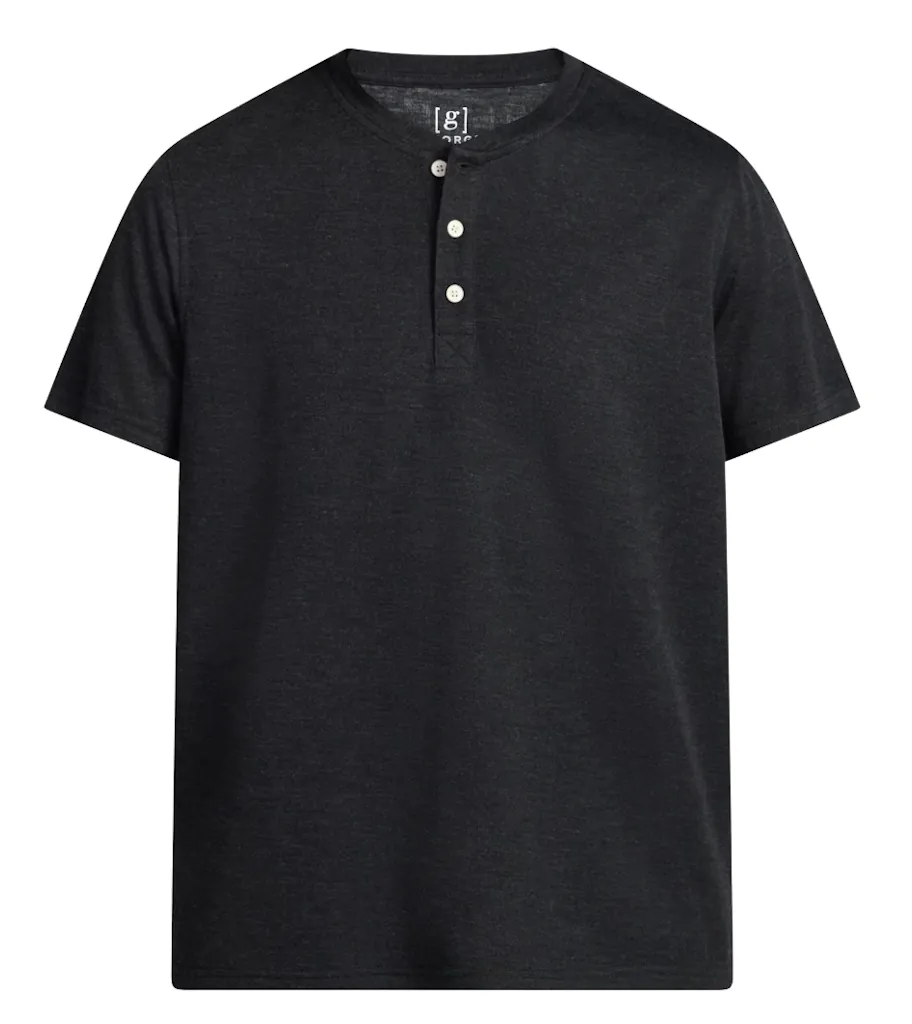 George Men's Relaxed Fit Henley Shirt