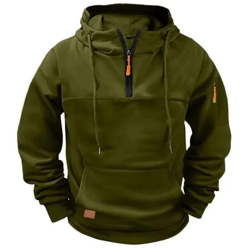 Mens Outdoor Cargo Workout Tactical Sweatshirts