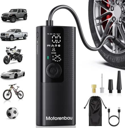 Motorenbau Tire Inflator Portable Air Compressor