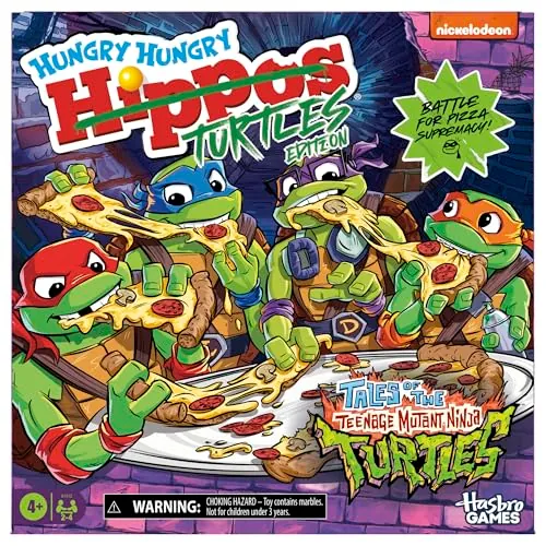 Hungry Hungry Hippos: Teenage Mutant Ninja Turtles Edition Game