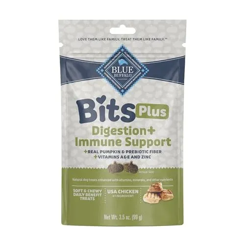 Blue Buffalo Blue Bits Plus Mobility + Immune Soft Dog Treats 3.5oz