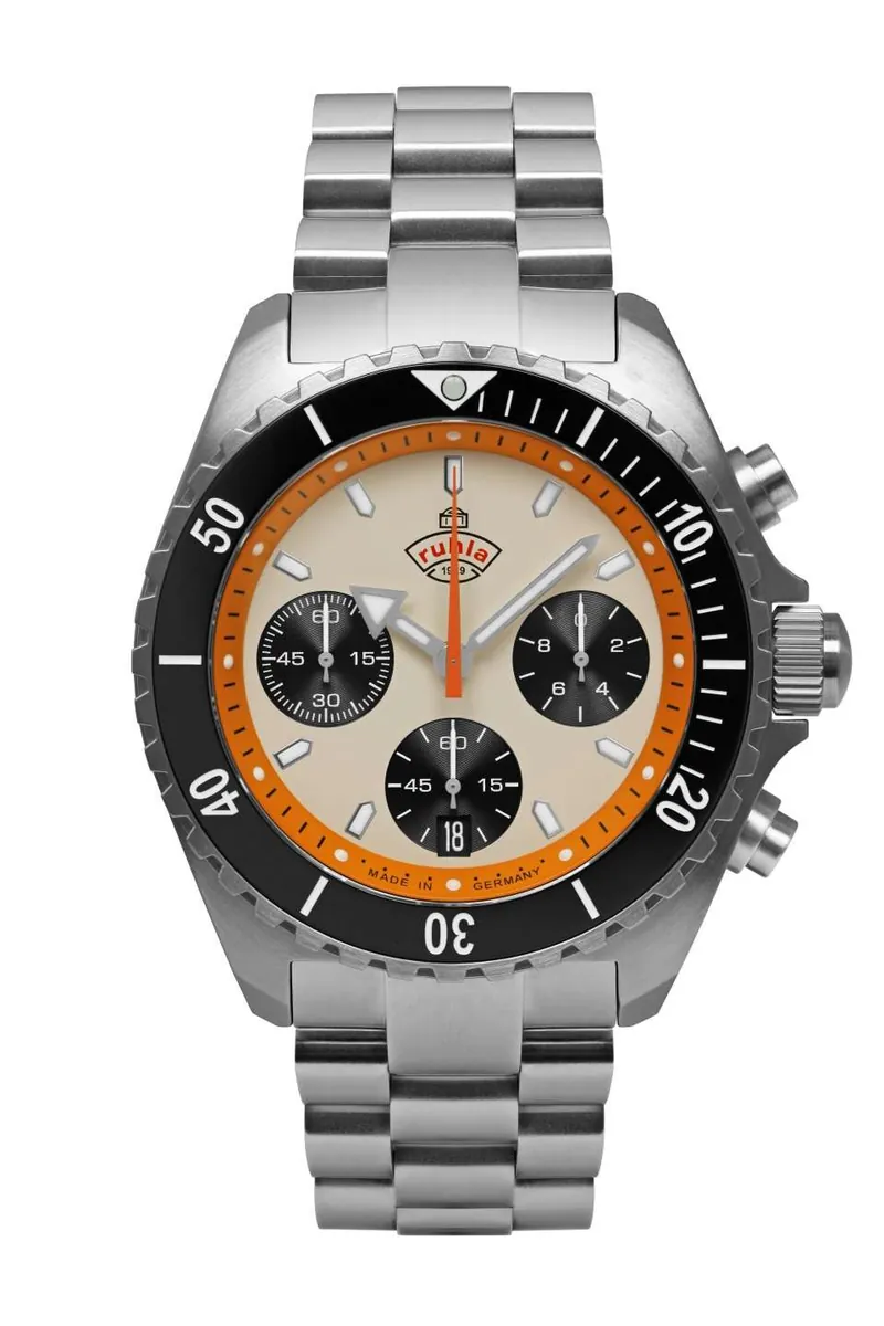 Ruhla Glasbach Cup Chronograph Watch