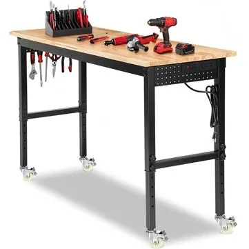 Enjoywood 60" Adjustable Height Workbench
