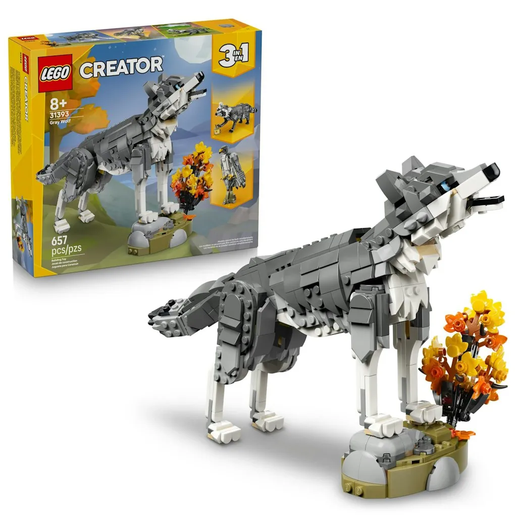 LEGO Creator 3 in 1 Forest Animals: Gray Wolf