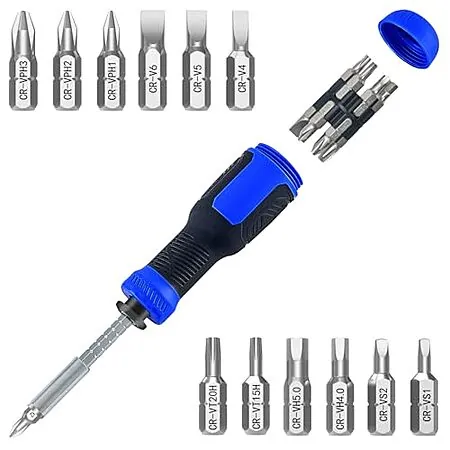 13-in-1 WOOPHEN Multi-Bit Screwdriver Set w/ Adjustable Extension Shaft