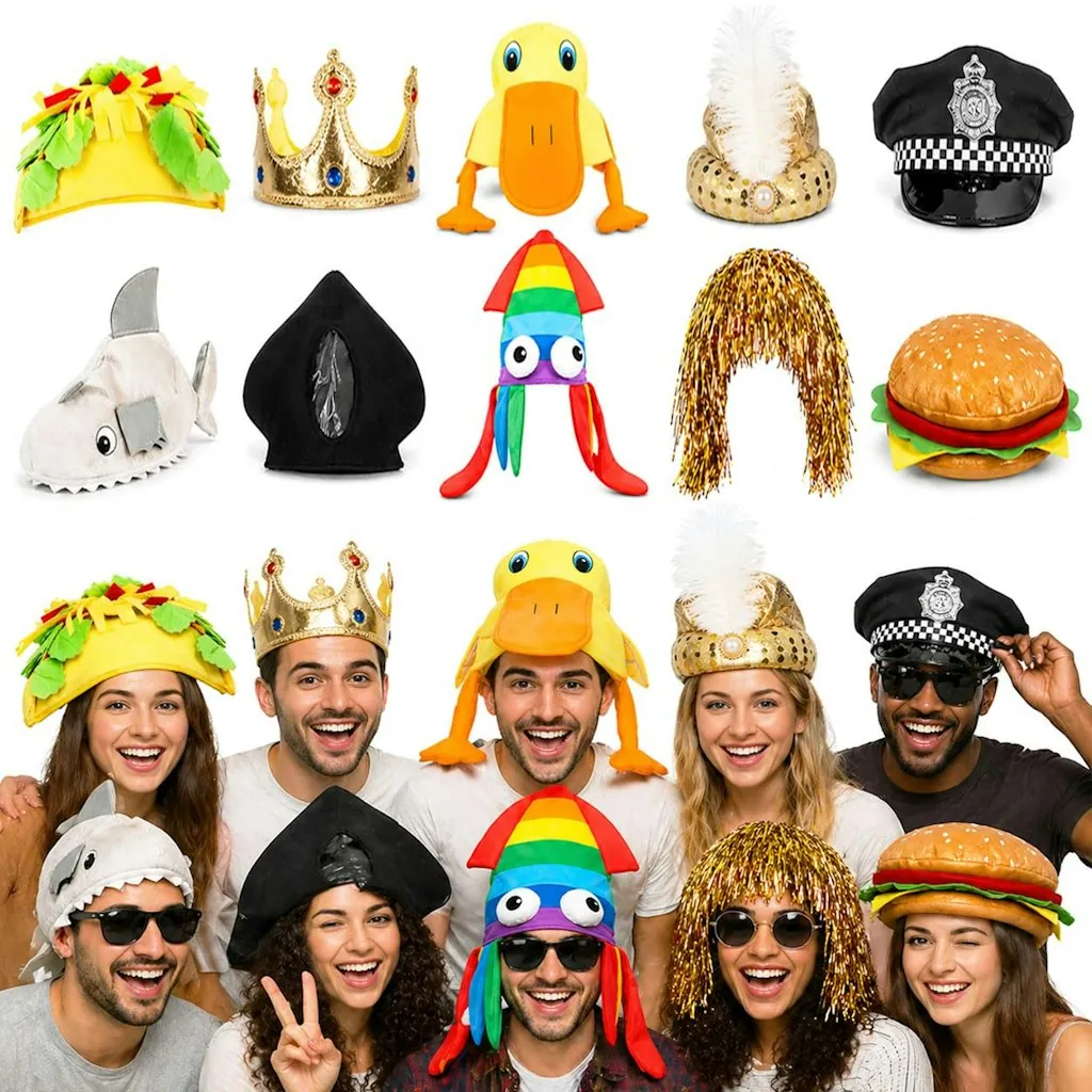 Funny Party Hat 10-Pack