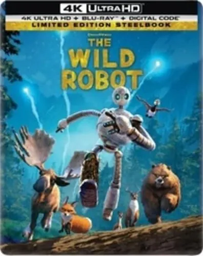 The Wild Robot Limited Edition Steelbook 4K Ultra HD