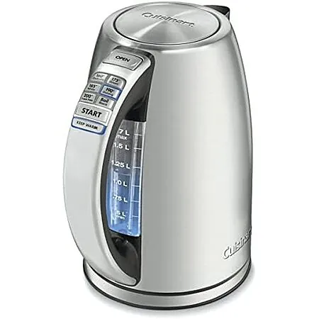 1.7-L Cuisinart Stainless Steel Cordless Electric Kettle w/ 6 Preset Temps