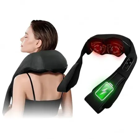 EAshuhe Cordless Neck & Back Massager with Heat