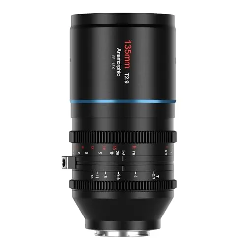 SIRUI 135mm T2.9 1.8X Full-Frame Anamorphic Lens (Venus 135mm L Mount Blue Flare)