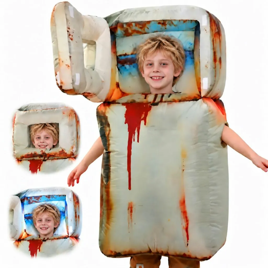Skirfy Kids' Inflatable Refrigerator Costume