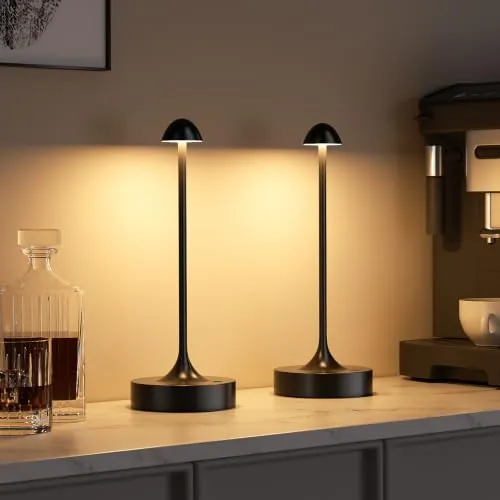 Kakanuo 2-Pack 11.4" Rechargeable Battery Operated Table Lamp