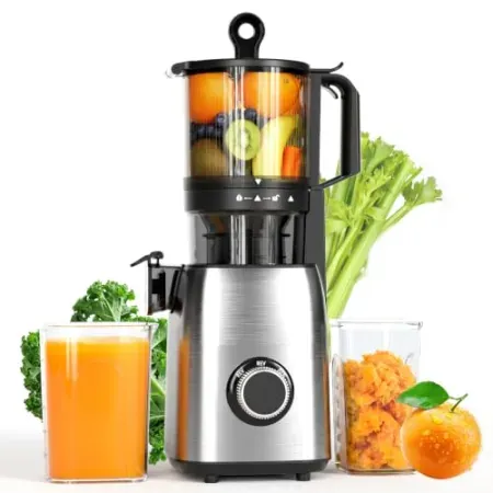 COWSAR Cold Press Juicer Machine with 5.4" Extra-Large Feed Chute