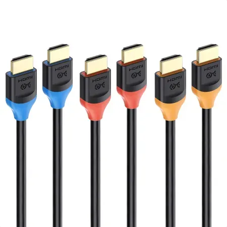 3-Pack Cable Matters 6.6' 8K Ultra High Speed Certified HDMI 2.1 Cables