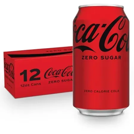12-Pack Coca-Cola Zero Sugar Soda Cans (12 oz)