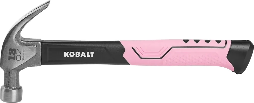 Kobalt Pink 13-oz. Steel Head Claw Hammer