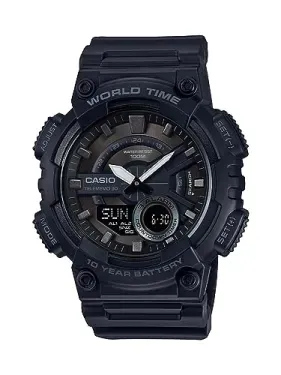 Casio AEQ110BW Series Men’s Analog-Digital Watch