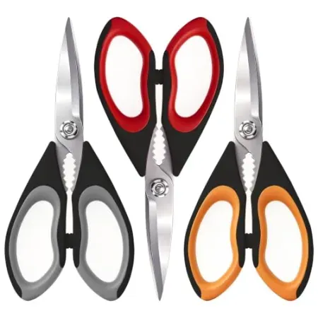 3-Pack FEGGIE Multipurpose Kitchen Scissors & Food Shears