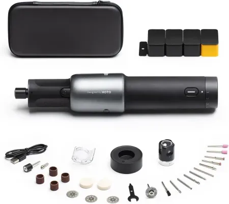 HOTO 4V Cordless Rotary Tool Kit