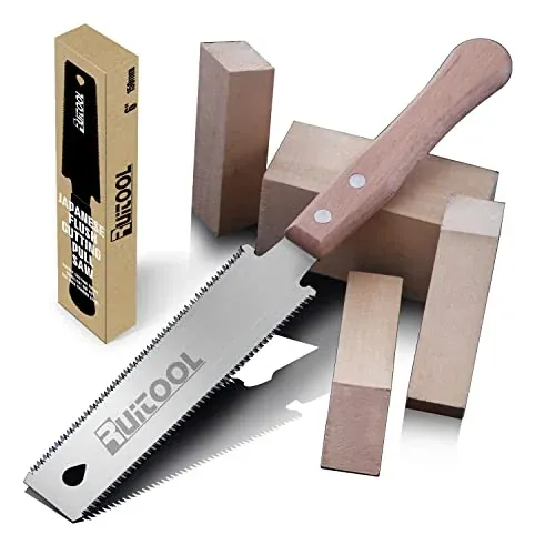 RUITOOL Japanese Hand Saw 6 Inch Double Edge Ryoba Pull Saw