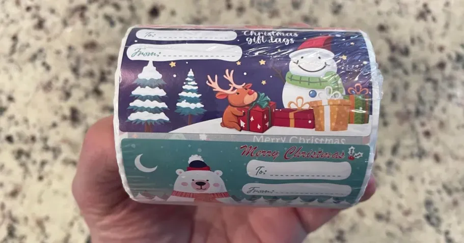 Christmas Gift Tags 500-Count Roll