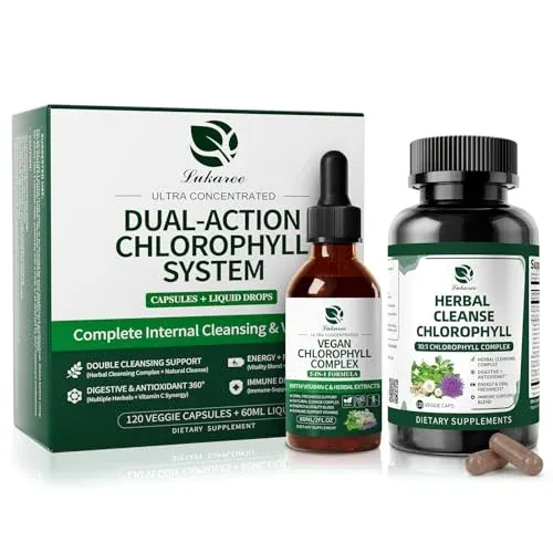 Lukaree Liquid Chlorophyll Drops + Capsules