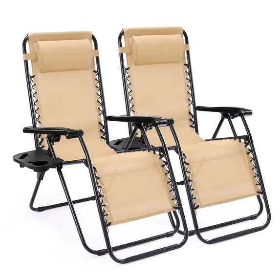 Zero Gravity Outdoor Lounge Chair 2-Pack